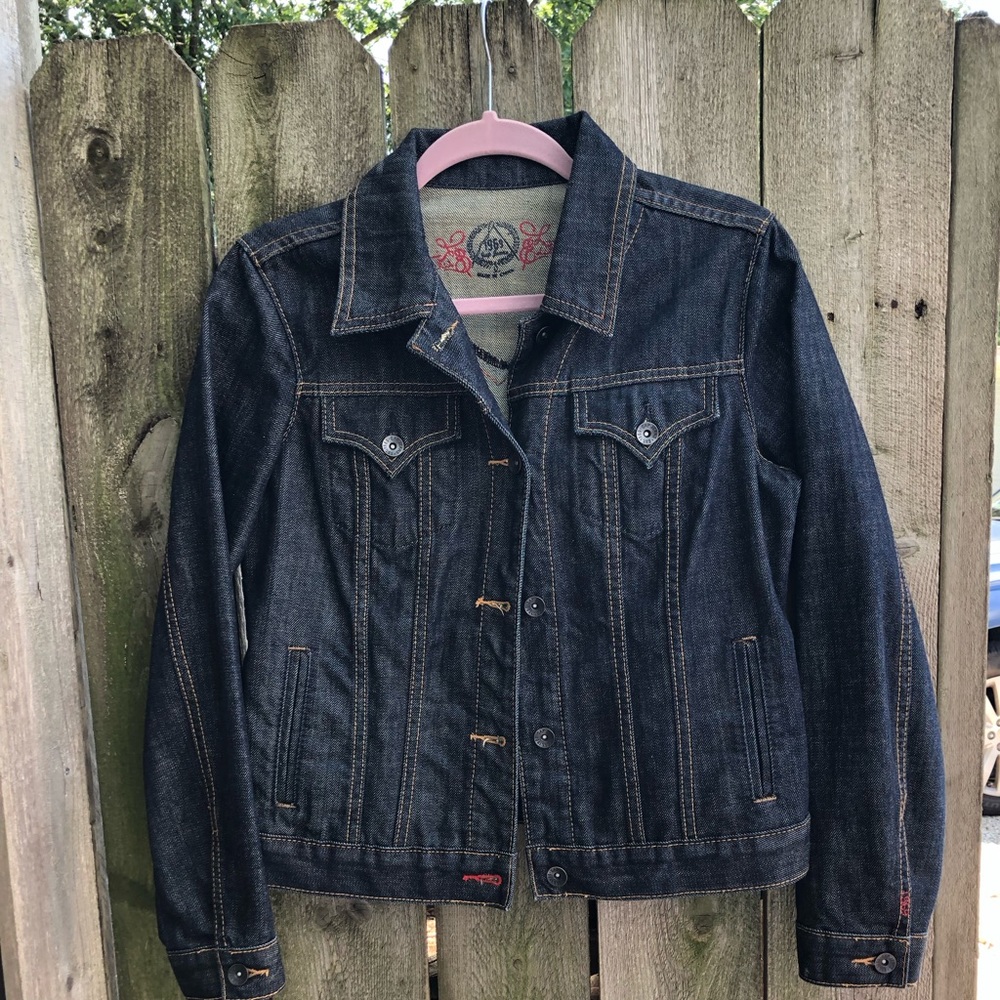 Dark wash Gap 1969 denim jacket